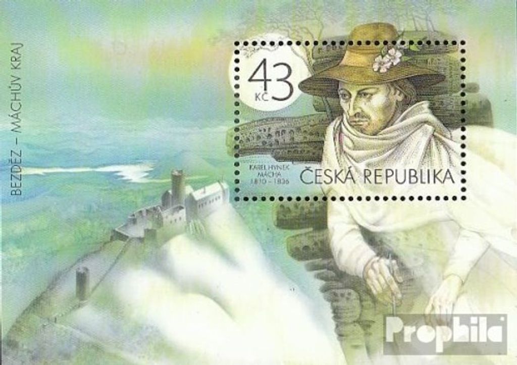 Briefmarken Tschechien 2010 Mi Block41 (kompl.Ausg.) postfrisch Macha