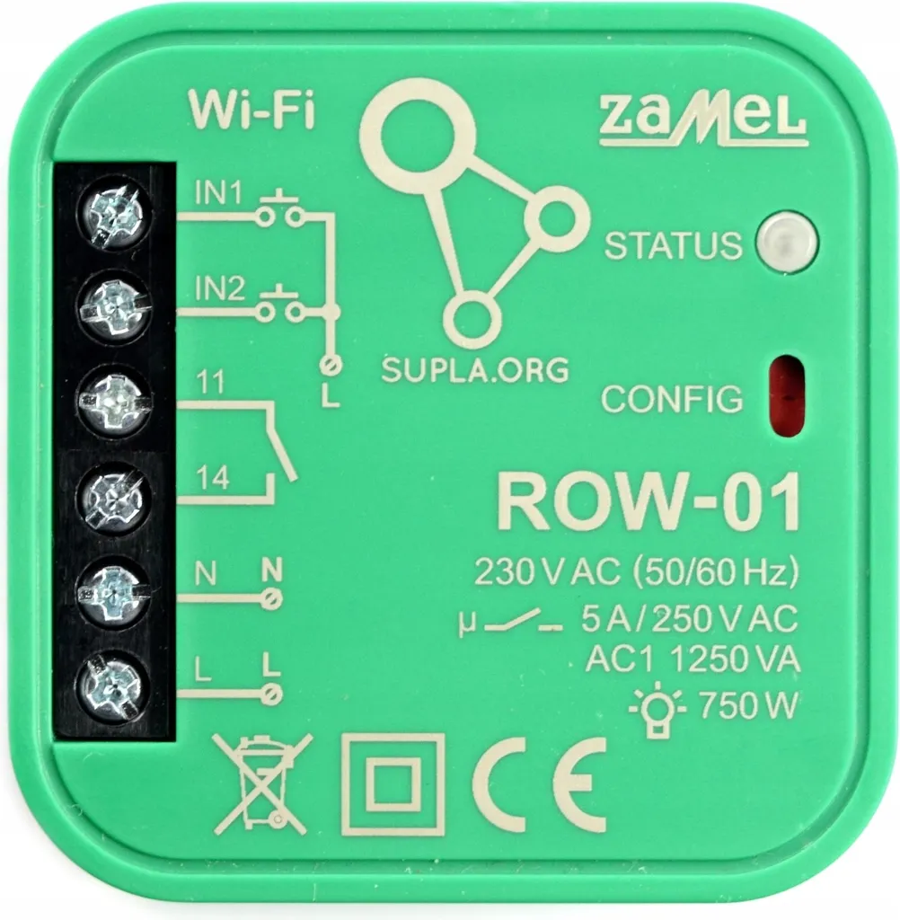 Module de commande Wi-Fi pour éclairage connecté ROW-01 Supla Zamel - 10