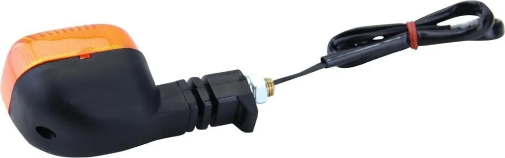 Indicatore per BMW F 650 (vetro arancione) con numero E anteriore destro / posteriore sinistro - 4