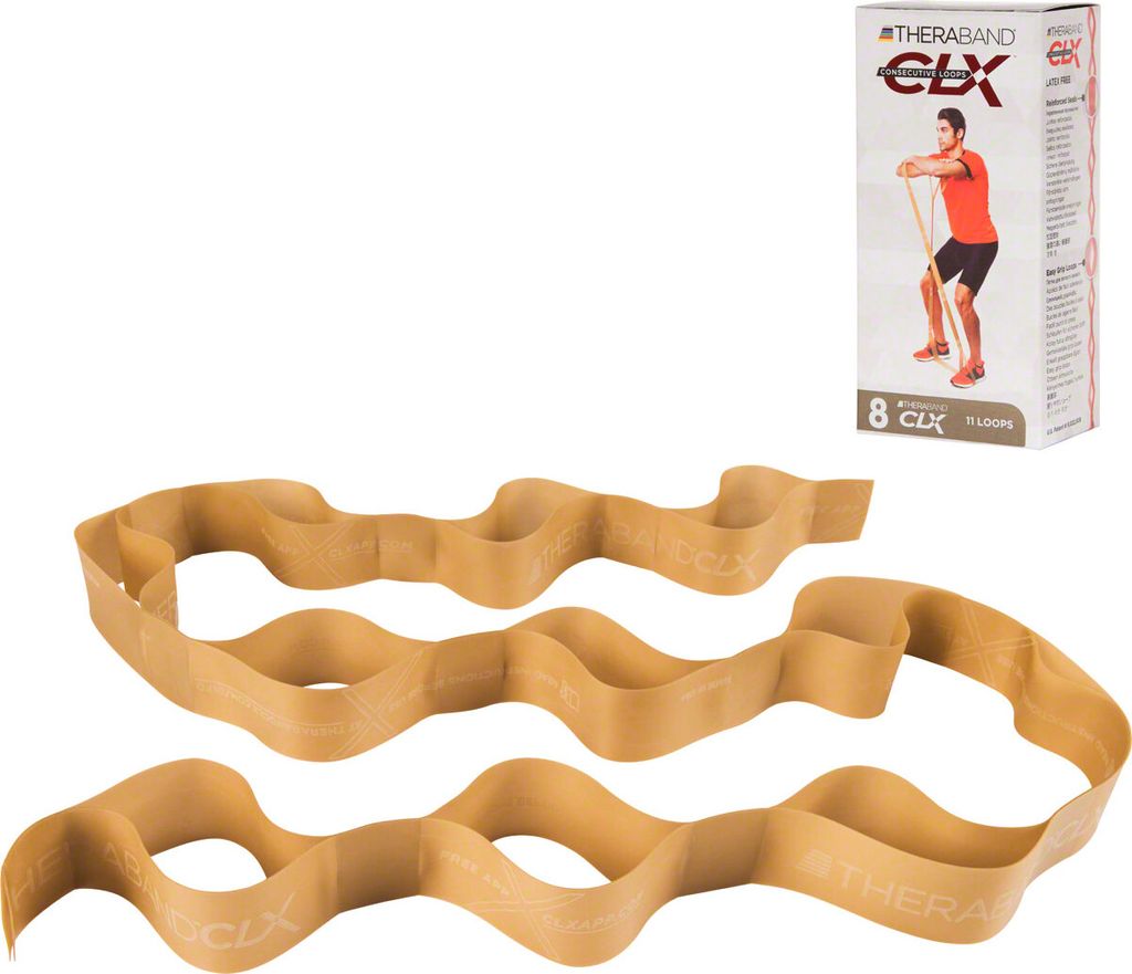 TheraBand Fitnessband "CLX", Gold, Maximal stark