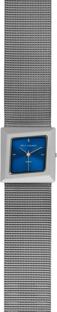 Montre Verre Saphir Inrayable Rolf Cremer Turn-S 509100 Maille d'Argent