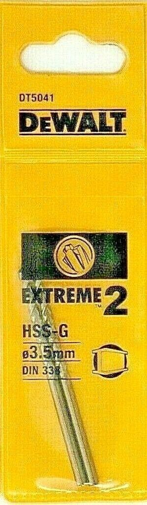 DeWalt Metallbohrer EXTREME HSS-G 3,5x70x39 mm 2Stk