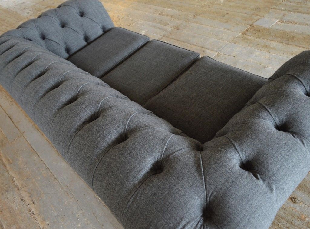 Chesterfield Sofa 3 SITZER Polster Designer Couchen Sofas Garnitur 2016-055