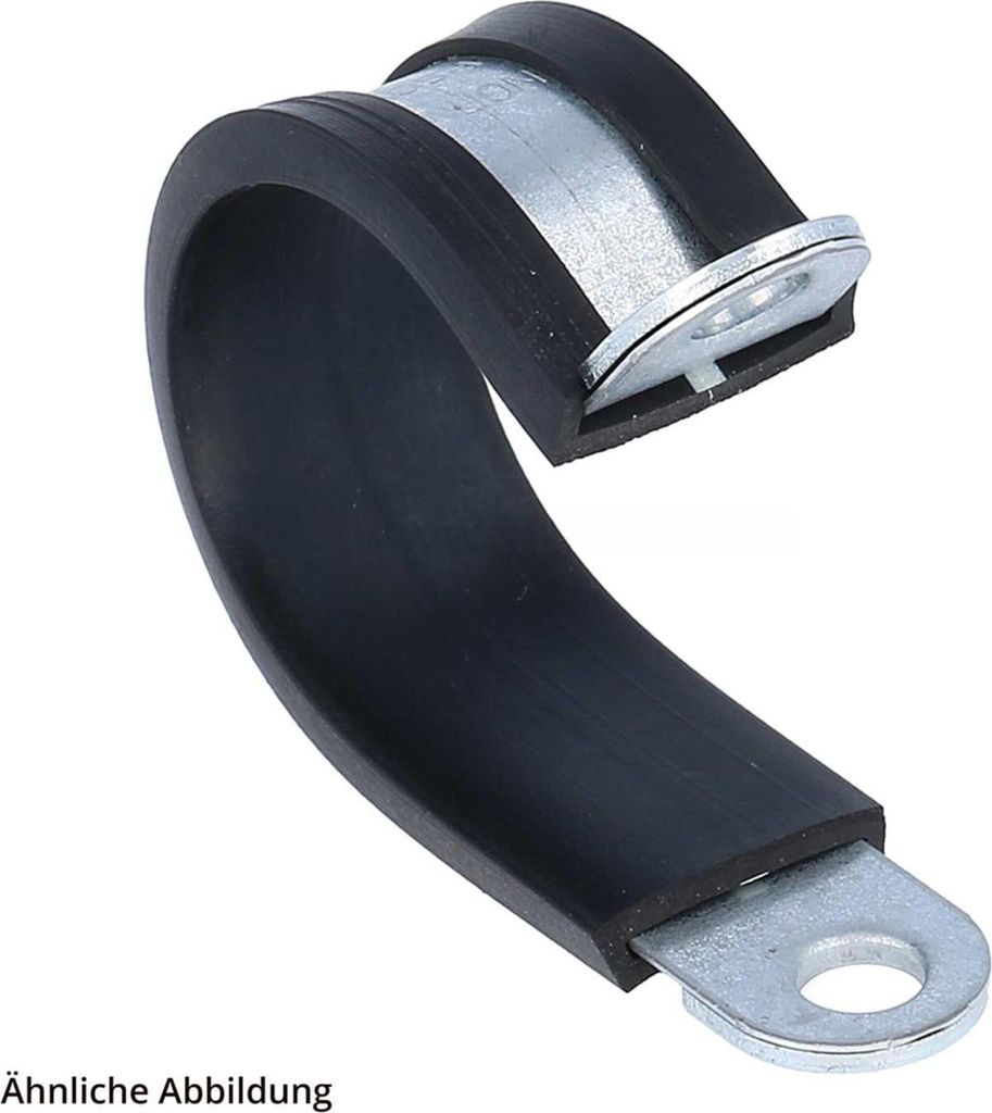 FLEXA FRSS Klemmschelle mit Gummiprofil für Schlauch-Außendurchmesser 18,5mm Bohrung 1x5,3mm - 1 Stück