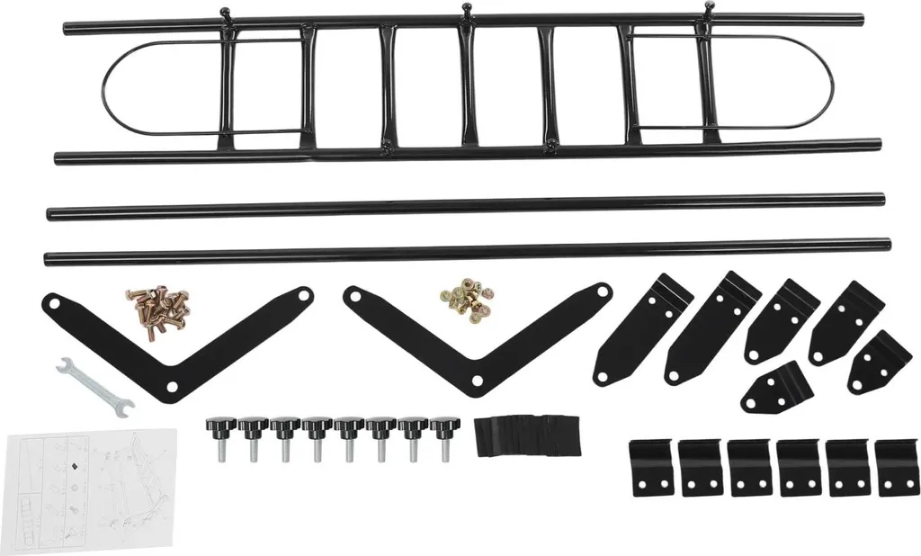 Organisateur de coffre avec structure en fer robuste, coloris noir, 55cm