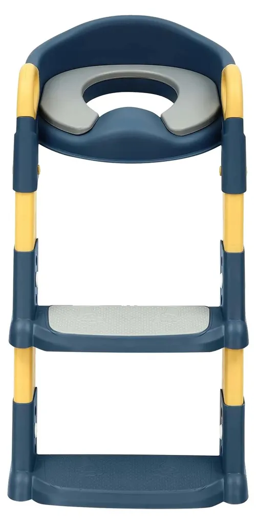 Escalier de propreté bleu pour toilettes, siège enfant à hauteur variable