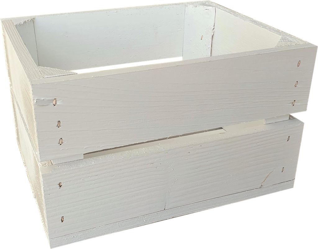 Weiß Holzkisten 25 x 20 x 15 cm massive Weinkisten in vielen Farben zur Auswahl Holz Kisten Obstkisten Apfelkisten, holzregal.