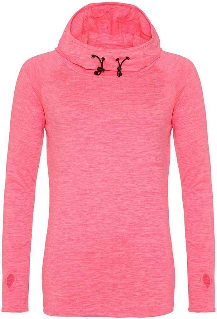 AWDis Cool - Oberteil Wasserfallausschnitt für Damen PC5328 (L) (Pink meliert)