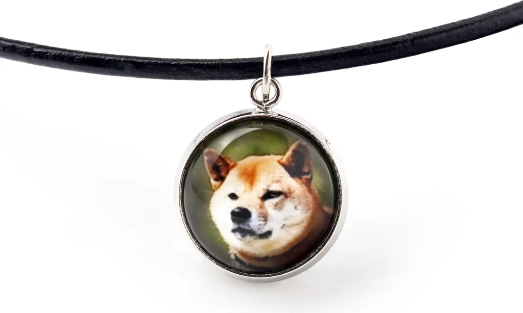 Ciondolo Shiba Inu con Foto Personalizzata - Gioiello Art-Dog Artigianale