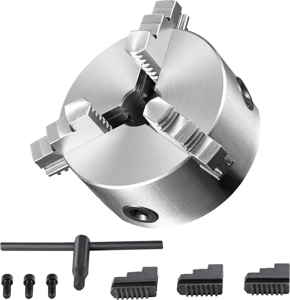 Mandrin de tour pour imprimante 3D et fraisage CNC 160mm 3 mors acier