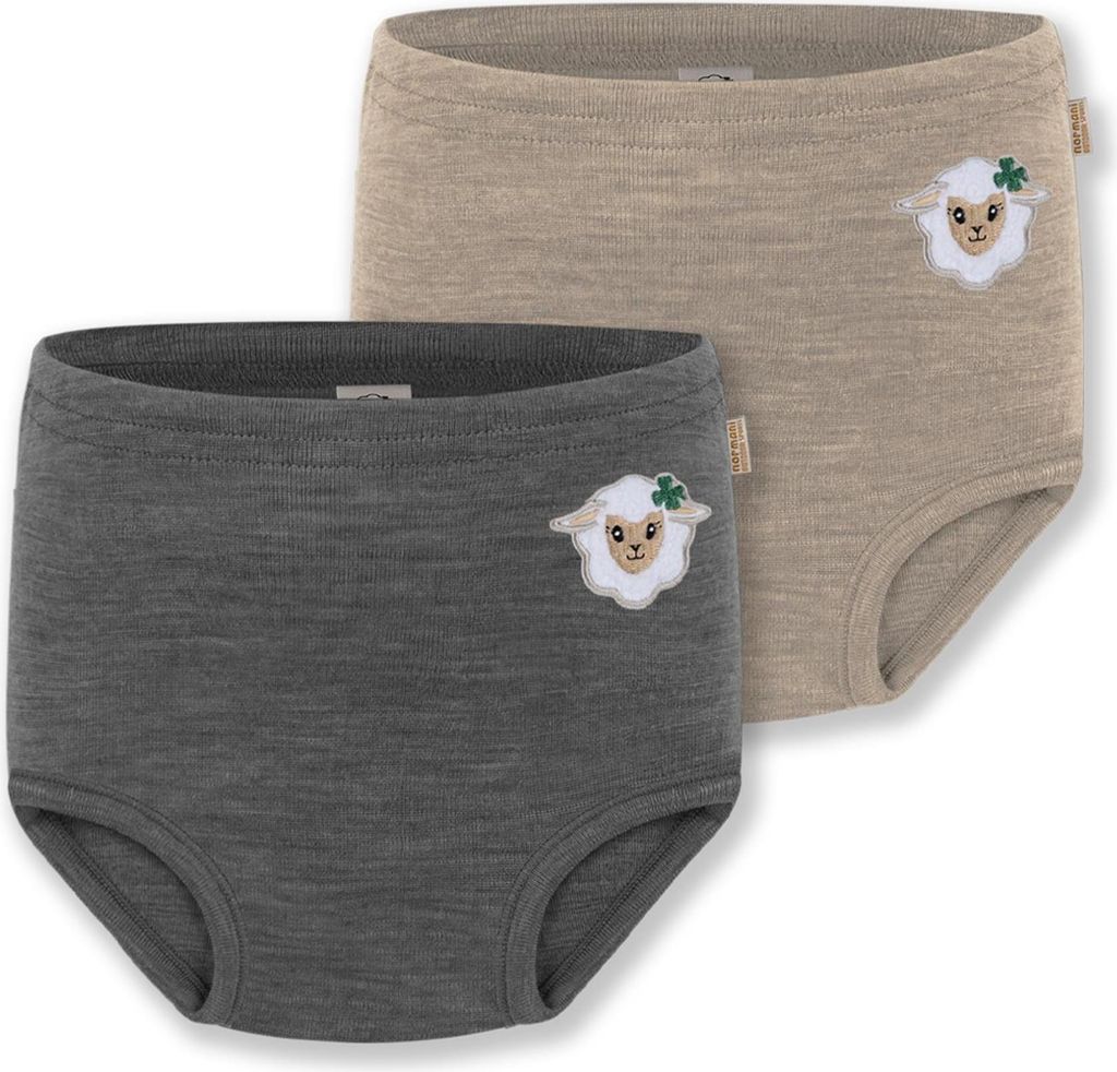 normani 2er Pack Baby Merino Windelhose