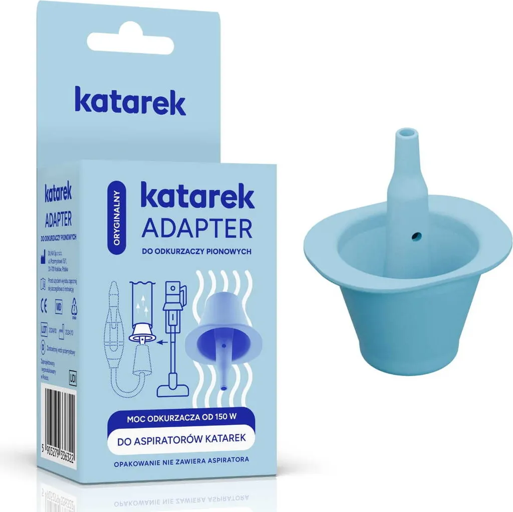 Adaptateur aspirateur de catarrhe étanche pour modèle vertical