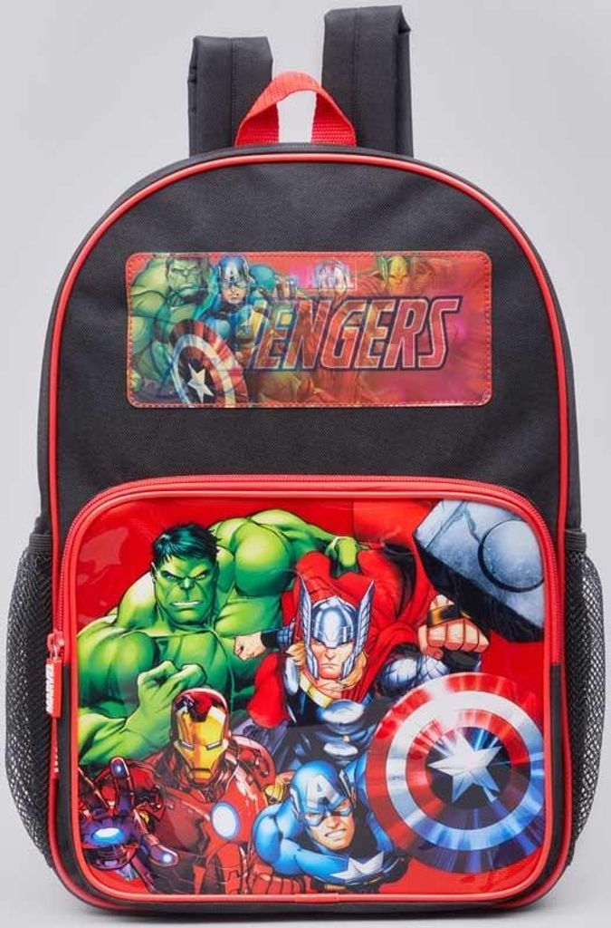 rucksack Avengers 7 Liter 30 x 24 cm Polyester schwarz/rot