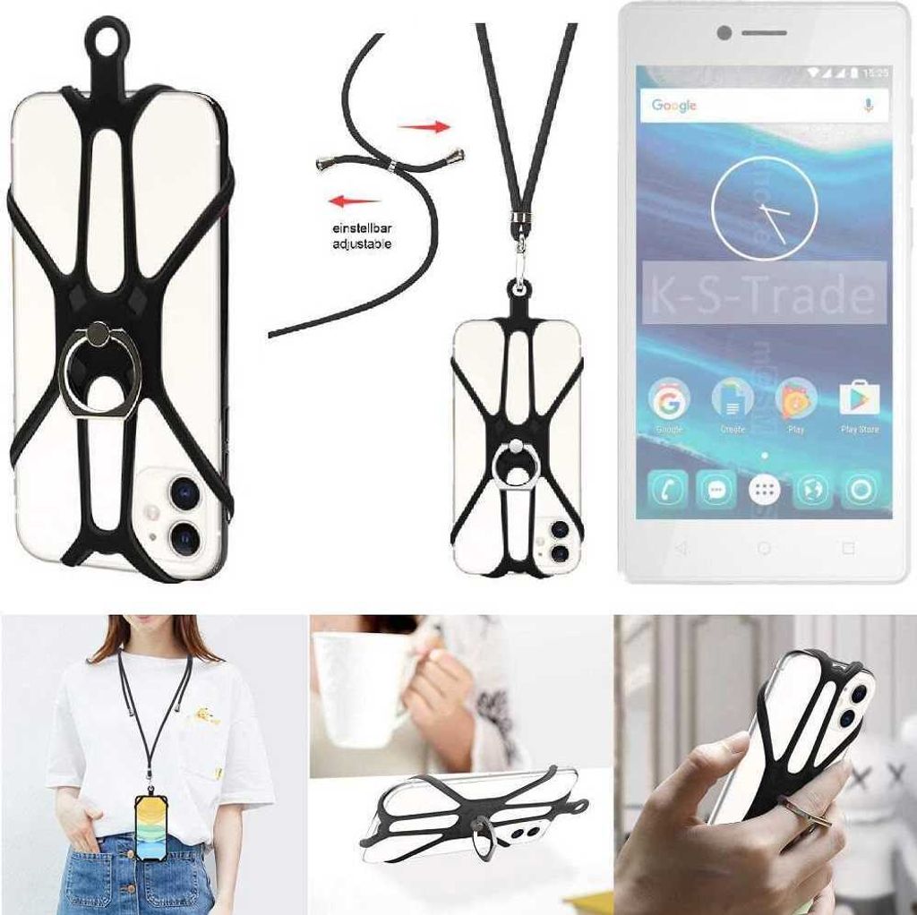 K-S-Trade 3in1 Handykette Handyband Handykordel Halsband Produktbild 