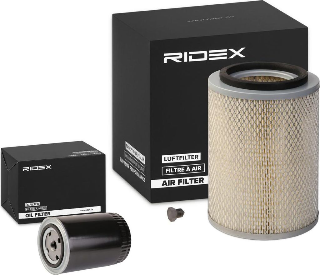 RIDEX Filterset Inspektionspaket Filtersatz für VW Transporter IV Bus (70B, 70C, 7DB, 7DK, 70J, 70K, 7DC, 7DJ) Transporter IV Kastenwagen