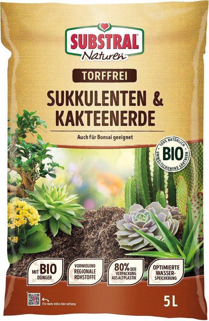 SUBSTRAL® Naturen® Kakteenerde  5,0 l Produktbild 