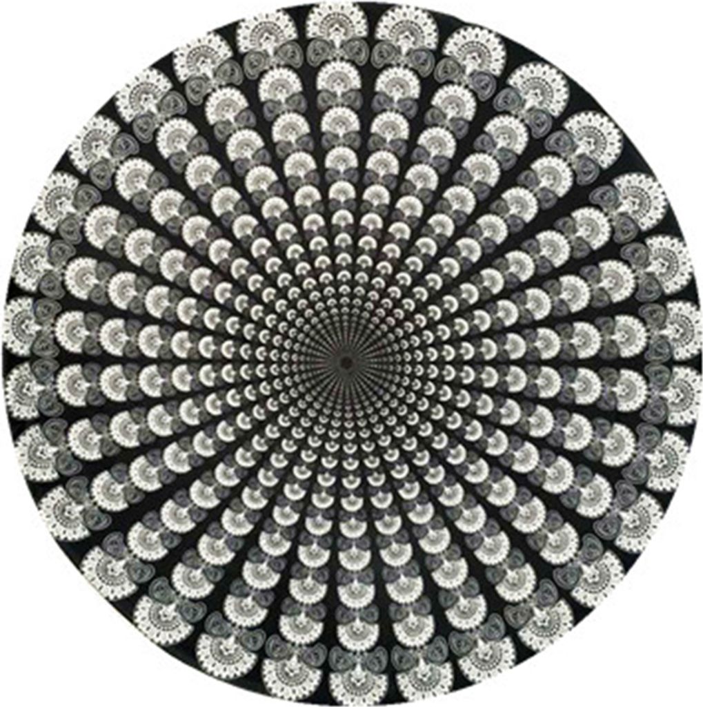 Vintage Round Chiffon Anti-Sunlight SHAWL Beach Handtuch Outdoor Yoga Picknick Matte-6#