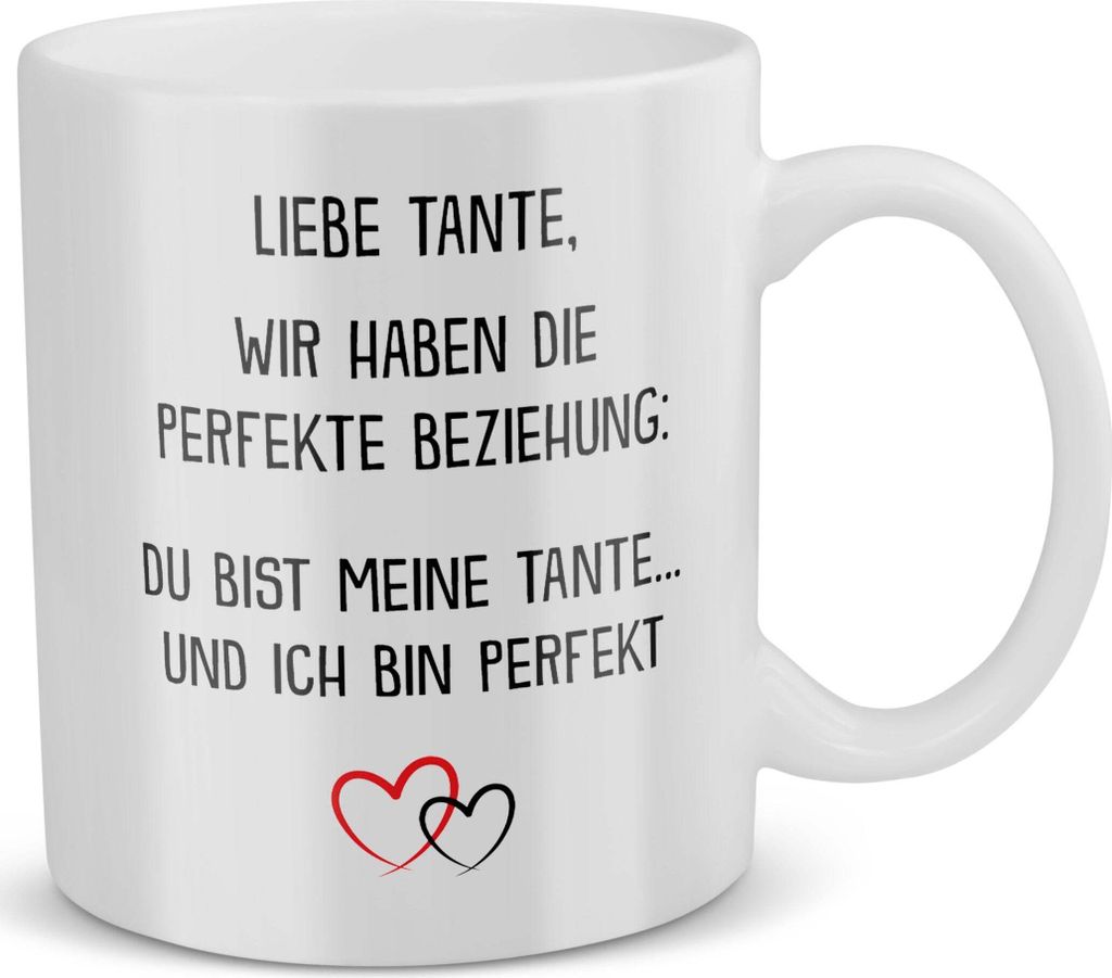 22Feels Beste Tante Geschenk Geburtstag Tasse Spruch Weihnachten Kaffeetasse Frauen Muttertag Geschenkidee