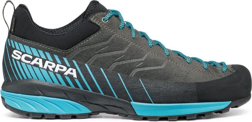 Mescalito GTX, Lederschuhe, Approach, shark/azure, 43, Scarpa