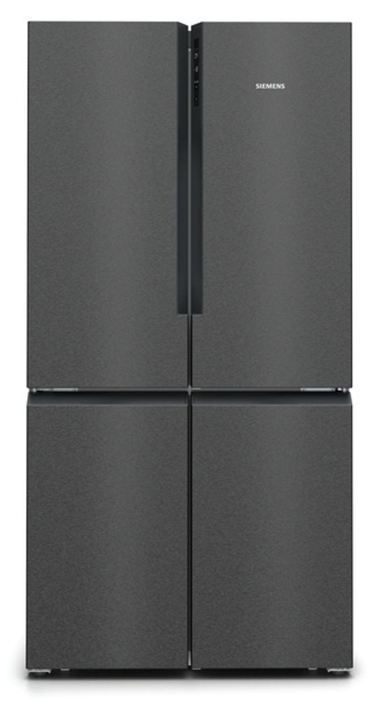 Siemens iQ500, Kühl-Gefrier-Kombination, mehr-türig, 183 x 91 cm, BlackSteel KF96NAXEA Frontansicht geschlossen