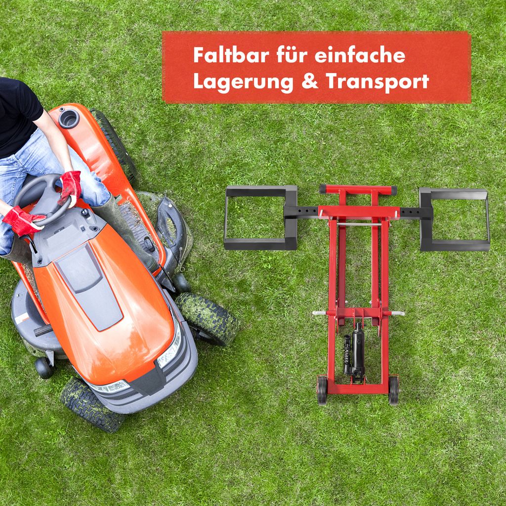 COSTWAY Rasentraktor Heber Hebevorrichtung, Kaufland.de