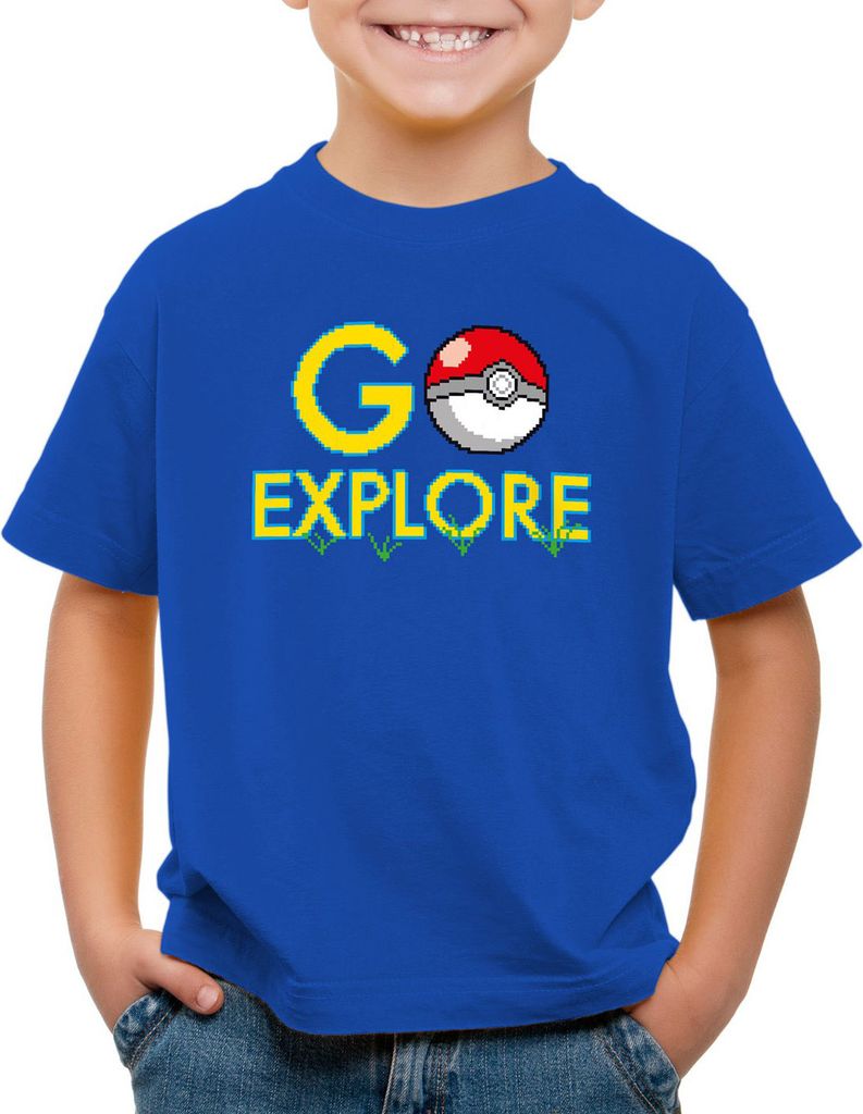 BaumwolleCloud GO Explore Kinder T-Shirt monster spiel online