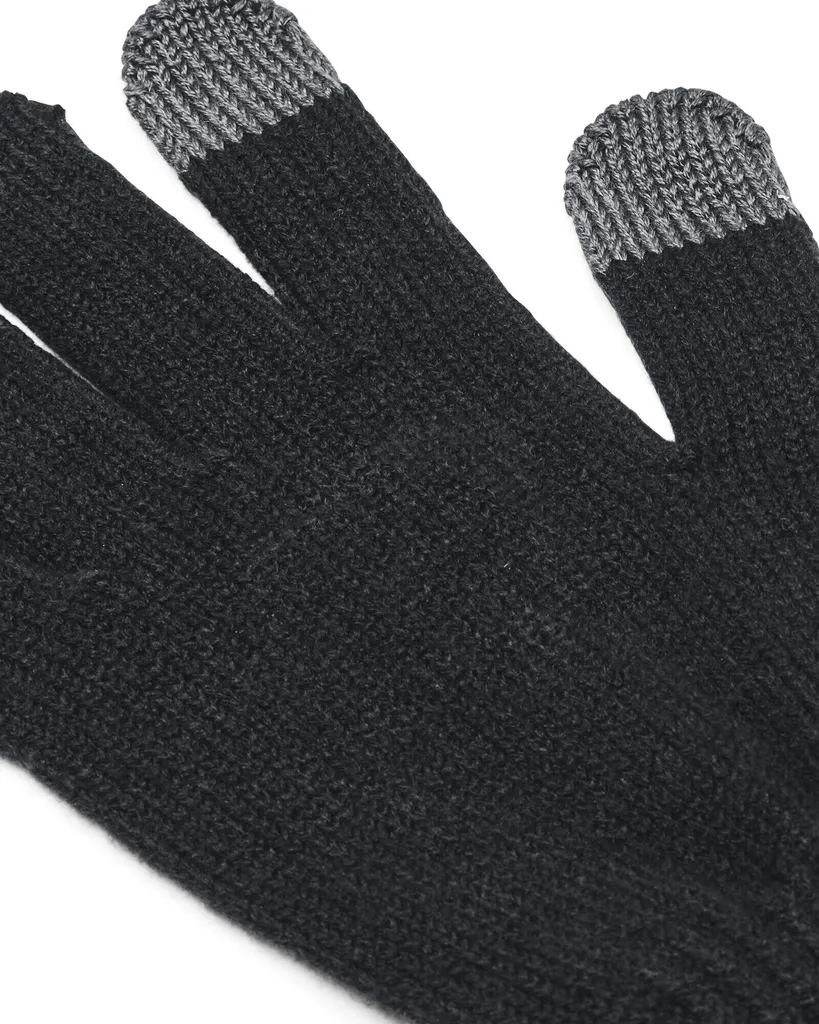 Gants Under Armour Halftime Noir - Maille Douce et Isolation Active