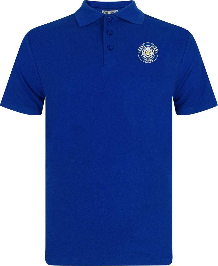 Fan Originals - "Leeds" Poloshirt für Herren GF702 (XXL) (Königsblau)