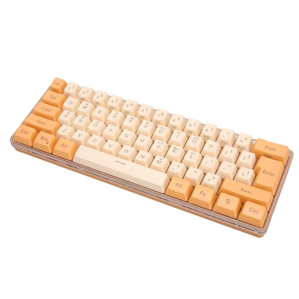 Clavier mécanique compact 61 touches RGB pour gagner de la place USB