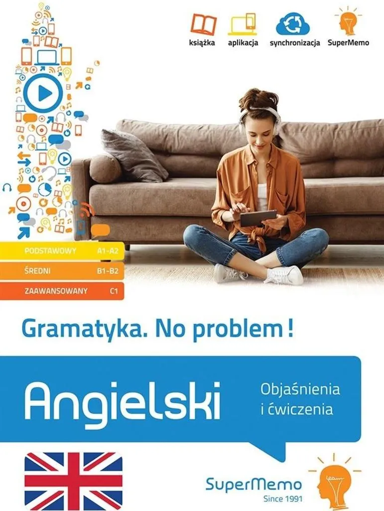 Angielski No Problem Gramatyka A1-C1 Méthode Complète Grammaire Anglaise
