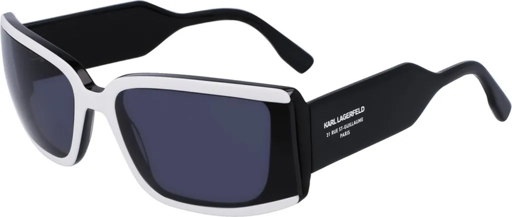 Karl Lagerfeld KL6106S Lunettes de Soleil Design avec Branches Logo Or