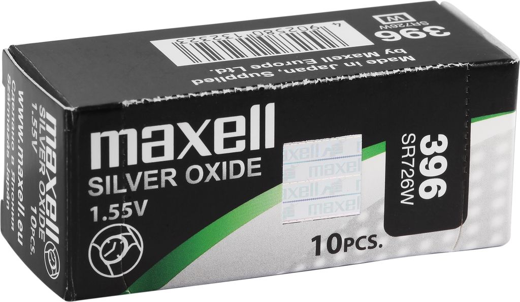 MAXELL Knopfzellen, 0% Quecksilber, VE 10 Stk 301 - 399 Produktbild 