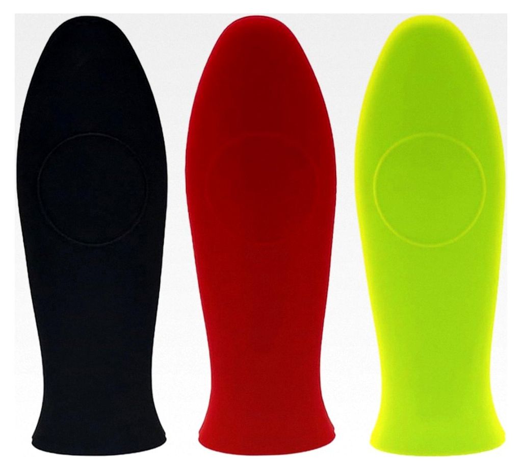 3 Stück Silikon-Wärmegriffhalter für Bratpfannen und Kochgeschirr