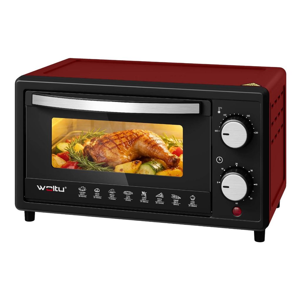 WOLTU Mini Backofen 10 Liter, kleiner Backofen, Pizza-Ofen, Produktbild 