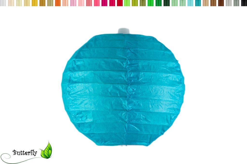 1 Lampion 10cm, Farbauswahl:türkis 340 Produktbild 