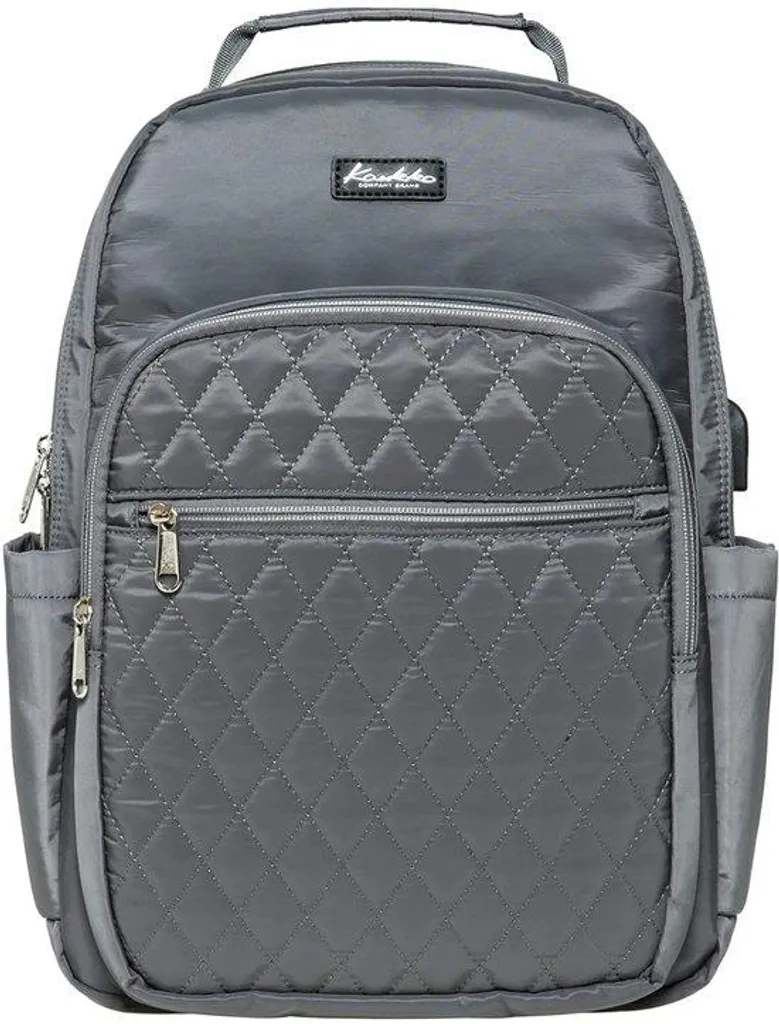 Sac d'école gris urbain 12L imperméable idéal pour transporter son laptop