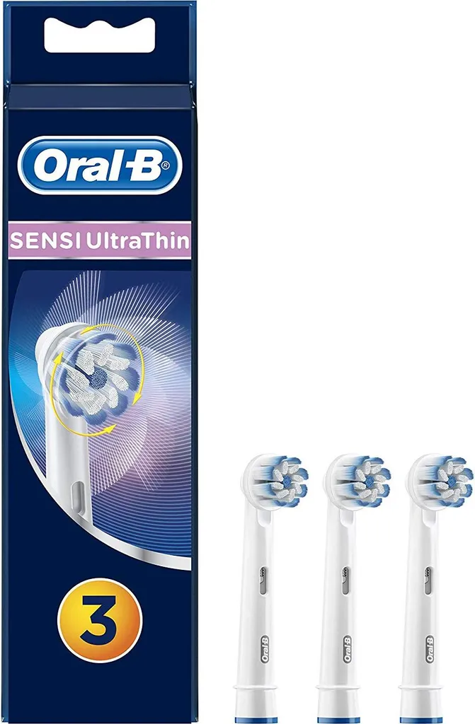 Testine Braun Oral-B Sensi UltraThin 3 Pezzi - Ricambi Originali Gengive