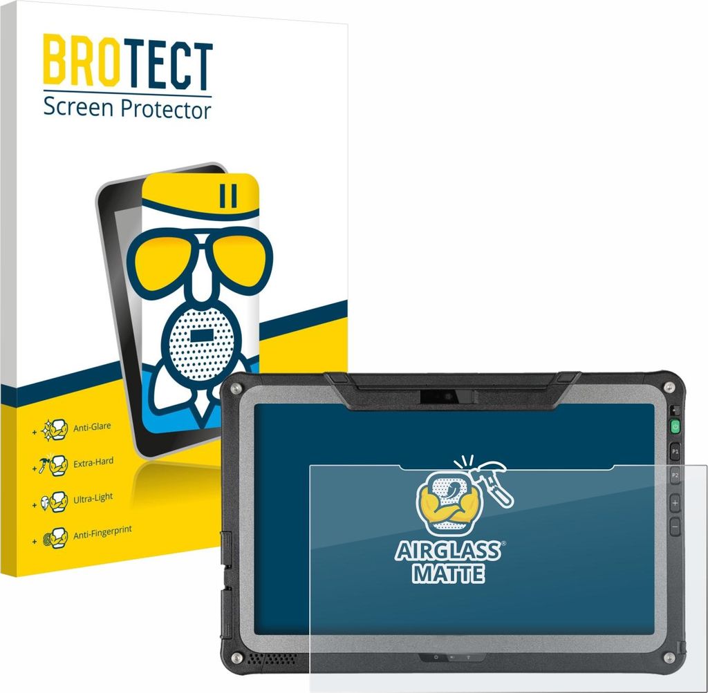 BROTECT Entspiegelungs Schutzglas für Getac F110 G7 Schutzfolie Panzer Folie Glas Display Schutz matt