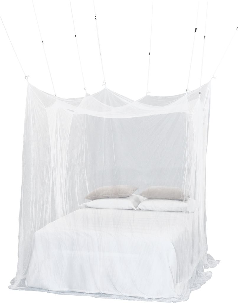 Deconet-Moskitonetz Double White – L210 x B160 cm x H200
