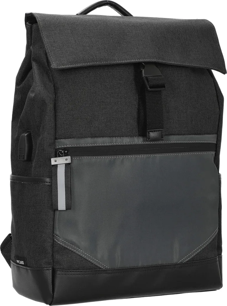 PICARD Speed Backpack Black | Zaino Porta PC 13" con Porta USB - 9