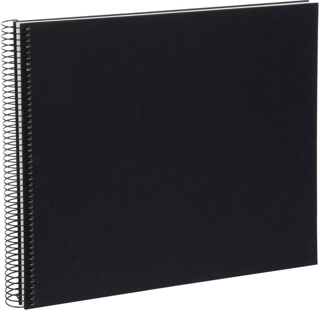 Goldbuch Spiralalbum Bella Vista schwarz 35x30 cm 40 weiße Seiten