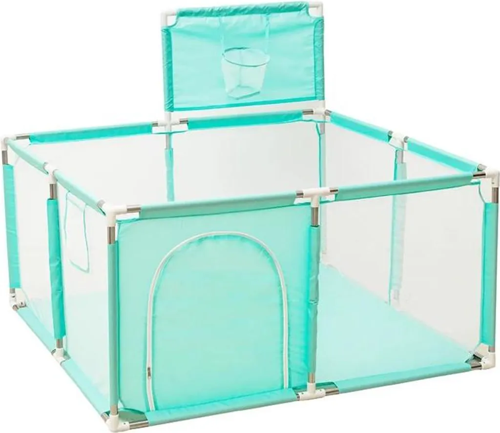 Aire de jeux bébé Grün-S : parc modulable et barrière de protection