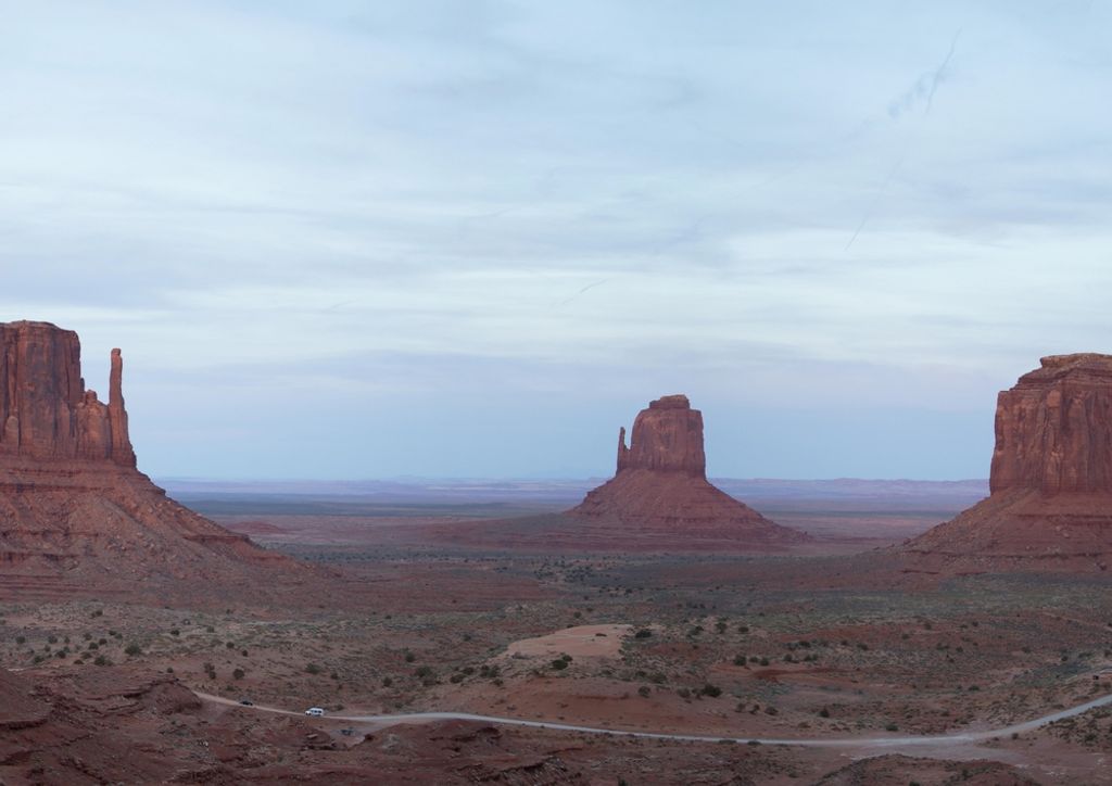 hansepuzzle 60379 - Monument Valley Puzzle, 260 Teile, Natur, 41,0 x 28,0cm mit hochwertiger Aufbewahrung, Kartonbox und wiederverschließbarem Beutel