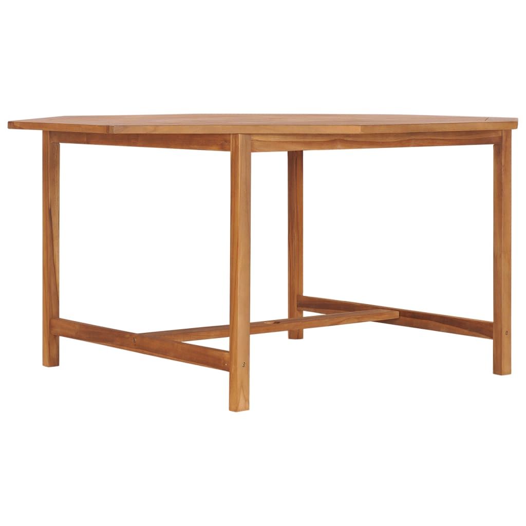 vidaXL Table de jardin 150x150x75 cm teck massif Image du produit 