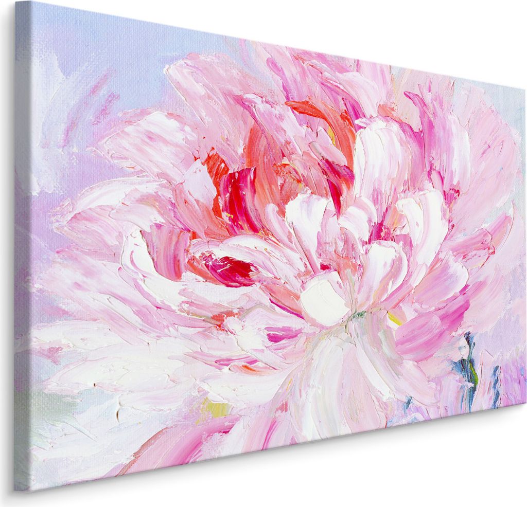 Fabelhafte Canvas LEINWAND BILDER 40x30 cm XXL Kunstdruck Pfingstrosen Blumen Natur