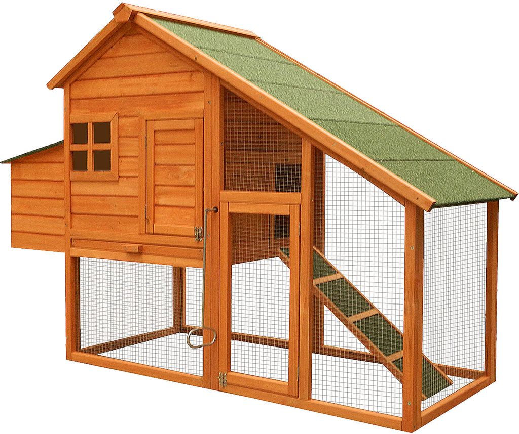 Kurnik Wiltec 1720 x 660 x 1200 mm brązowy z wolnym Zdjęcie produktu