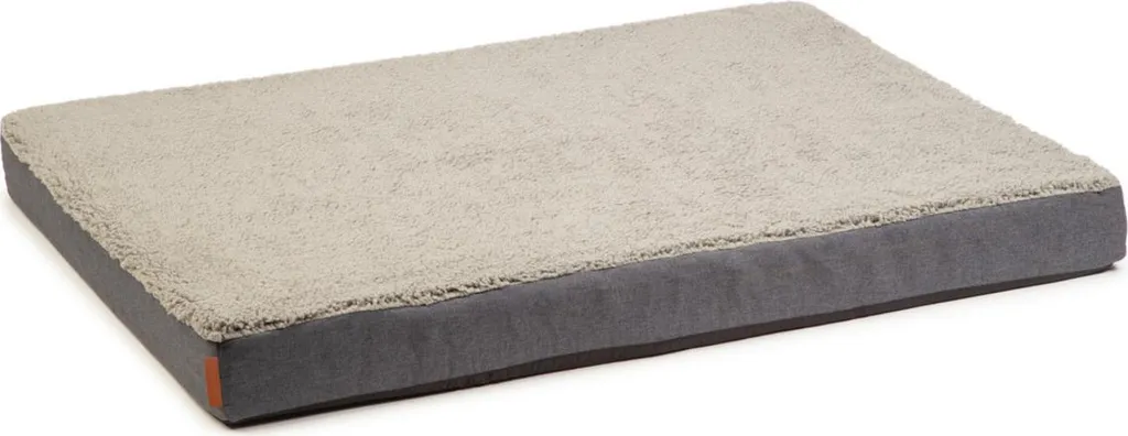 Beeztees Zira Letto Ortopedico Cani 100x70cm Memory Foam Grigio