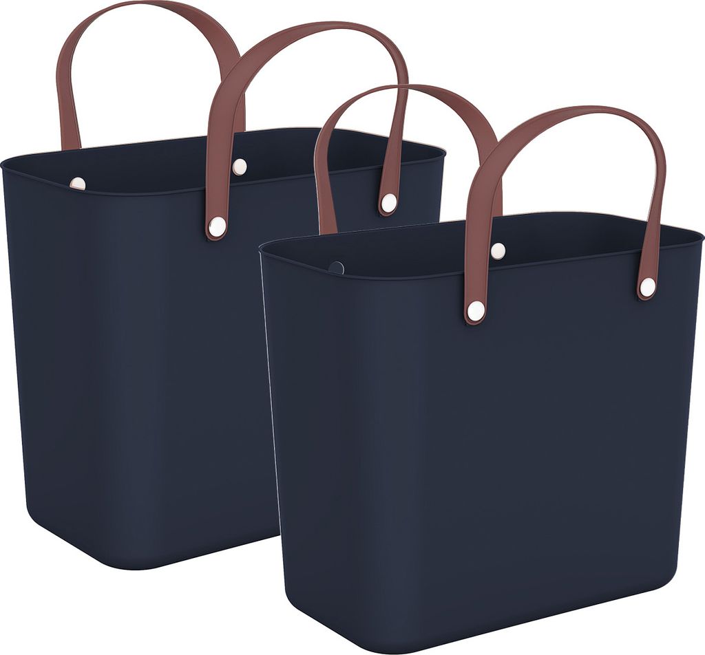 Rotho Multibag 2er-Set Albula - 25L Tasche zum Shoppen - Produktbild 