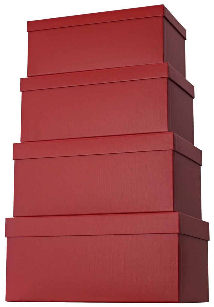 Stewo 2552784222, Geschenkverpackungsbox, Rot, Einfarbig, Produktbild 