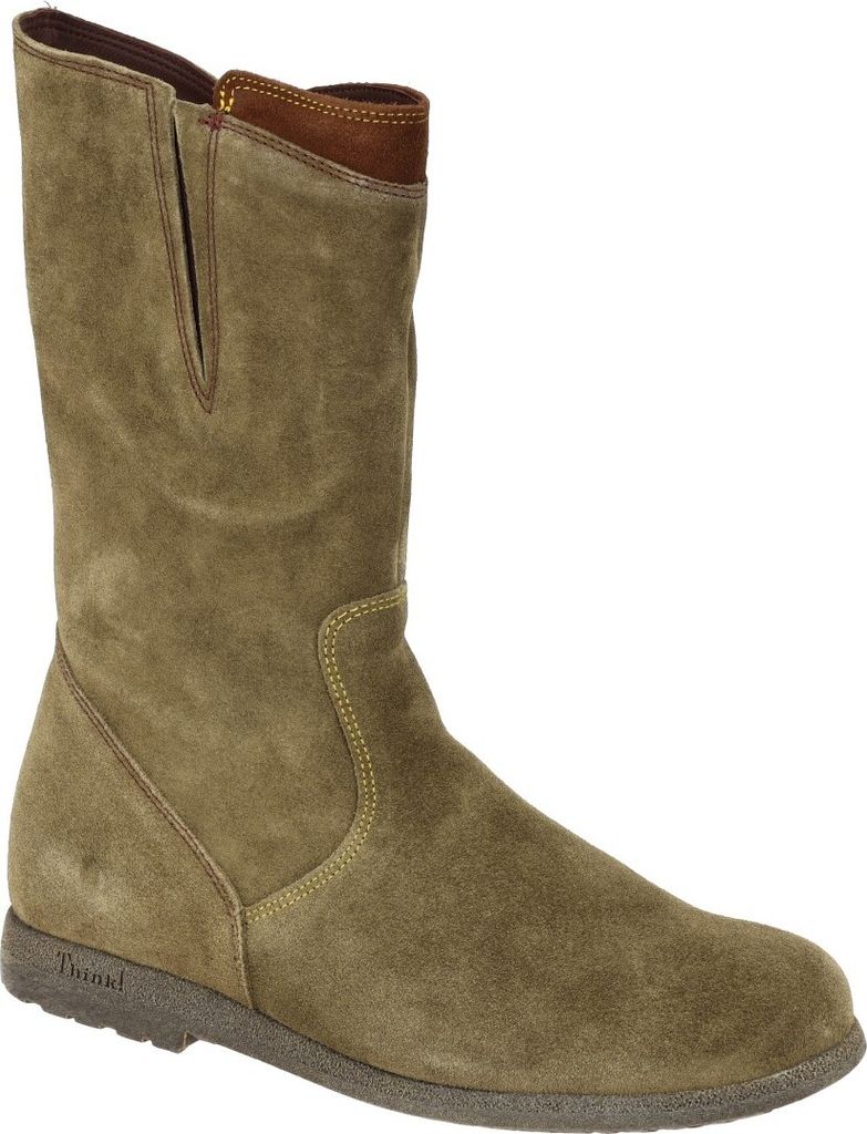 Think! Komfort Stiefel Damen 31363030393535 Oliv 38 1/2 EU